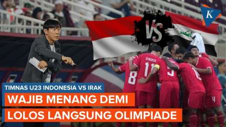 Timnas U23 Indonesia Vs Irak, Satu Kemenangan Menuju Olimpiade Paris