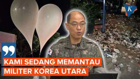 Militer Korsel Siaga! Pantau Provokasi Balon Sampah Korut