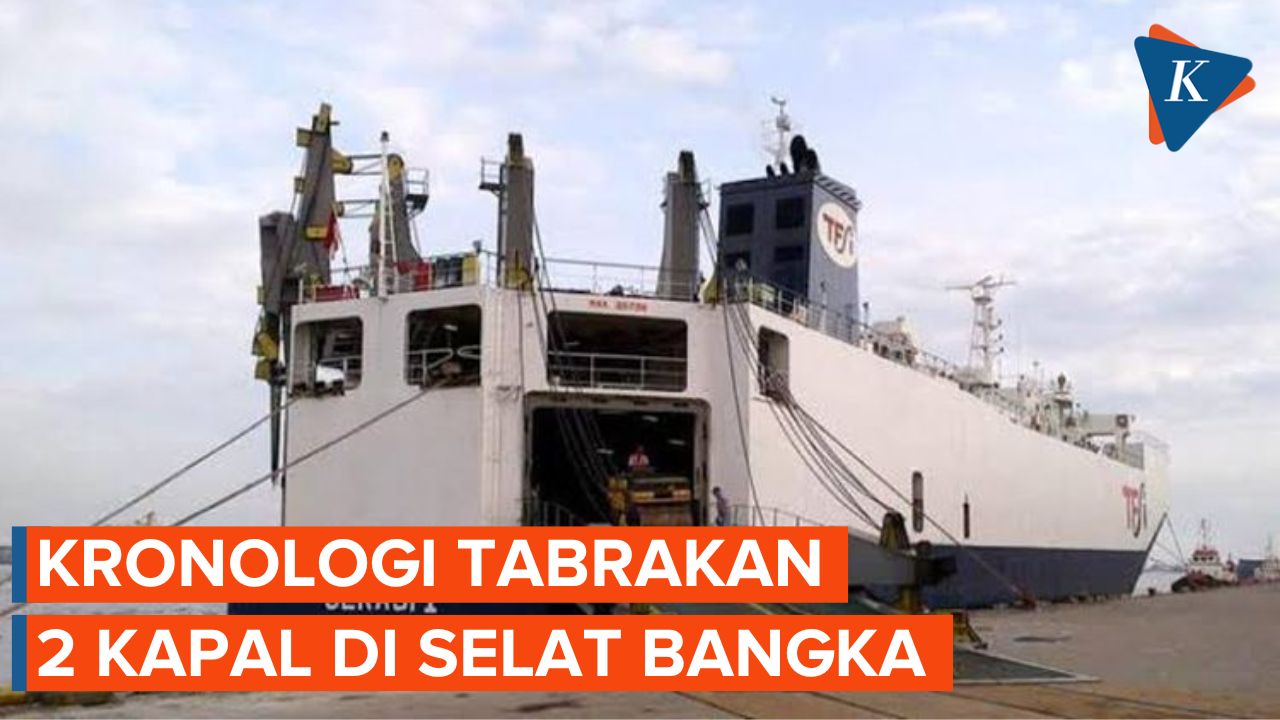 Kronologi Tabrakan Kapal MV Serasi 1 dengan MV Batanghari Mas
