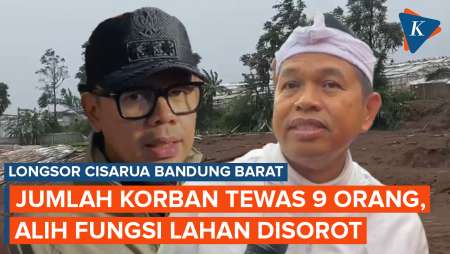 Pernyataan Wamendagri Bima Arya Dan Gubernur Jabar Dedi Mulyadi Soal Longsor Cisarua