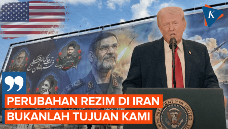 Trump: Perubahan Rezim Di Iran Bukan Tujuan Utama Operasi Militer AS