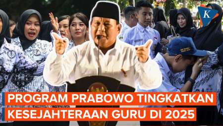 Prabowo Janji Sejahterakan Guru, Ini Program buat Pendidik di 2025