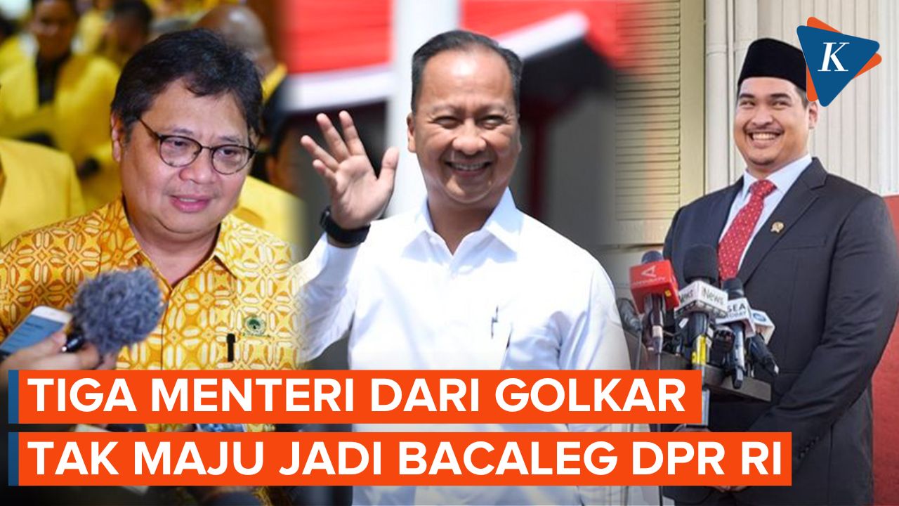 Menteri Golkar di Kabinet Jokowi Tak Maju sebagai Baacaleg DPR RI pada Pemilu 2024