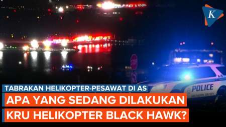 Tabrakan dengan Pesawat, Apa Aktivitas Helikopter Black Hawk Saat Malam Kejadian?