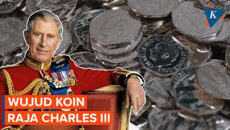 Potret Koin Baru Raja Charles III