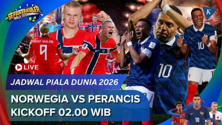 Jadwal Siaran Langsung Norwegia Vs Perancis, Sabtu 27 Juni Pukul 02.00 WIB