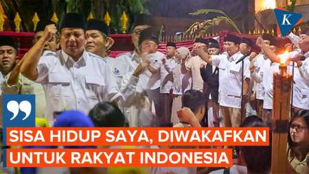 Saat Prabowo Bakal Wakafkan Sisa Hidupnya untuk Indonesia