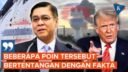 Menlu Thailand Protes Pernyataan Trump soal Konflik dengan Kamboja