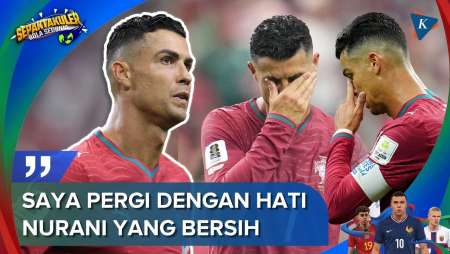 Ronaldo Menangis Dan Sedih Usai Portugal Tersingkir Dari Piala Dunia 2026, Ini Kata CR7