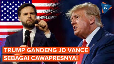 Usai Ditembak, Donald Trump Umumkan JD Vance jadi Cawapresnya!