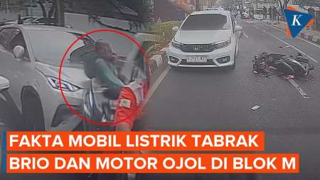 Fakta Kecelakaan Mobil Listrik Lindas Ojol, Korban Luka Serius dan Keluarga Tolak Damai