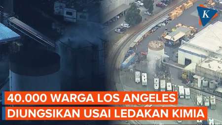 Ledakan Tangki Kimia Dekat Disneyland, 40.000 Warga Los Angeles di AS Diungsikan