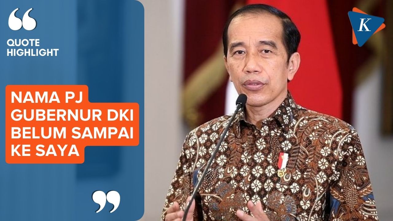 Jokowi Belum Terima Nama Calon Kandidat Pj Gubernur DKI Pengganti Anies