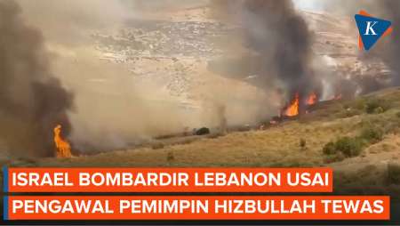 Israel Bombardir Lebanon Lagi Usai Kematian Bodyguardnya Pimpinan Hizbullah
