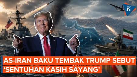 AS dan Iran Kembali Baku Tembak, Trump Sebut Hanya “Sentuhan Kasih Sayang”