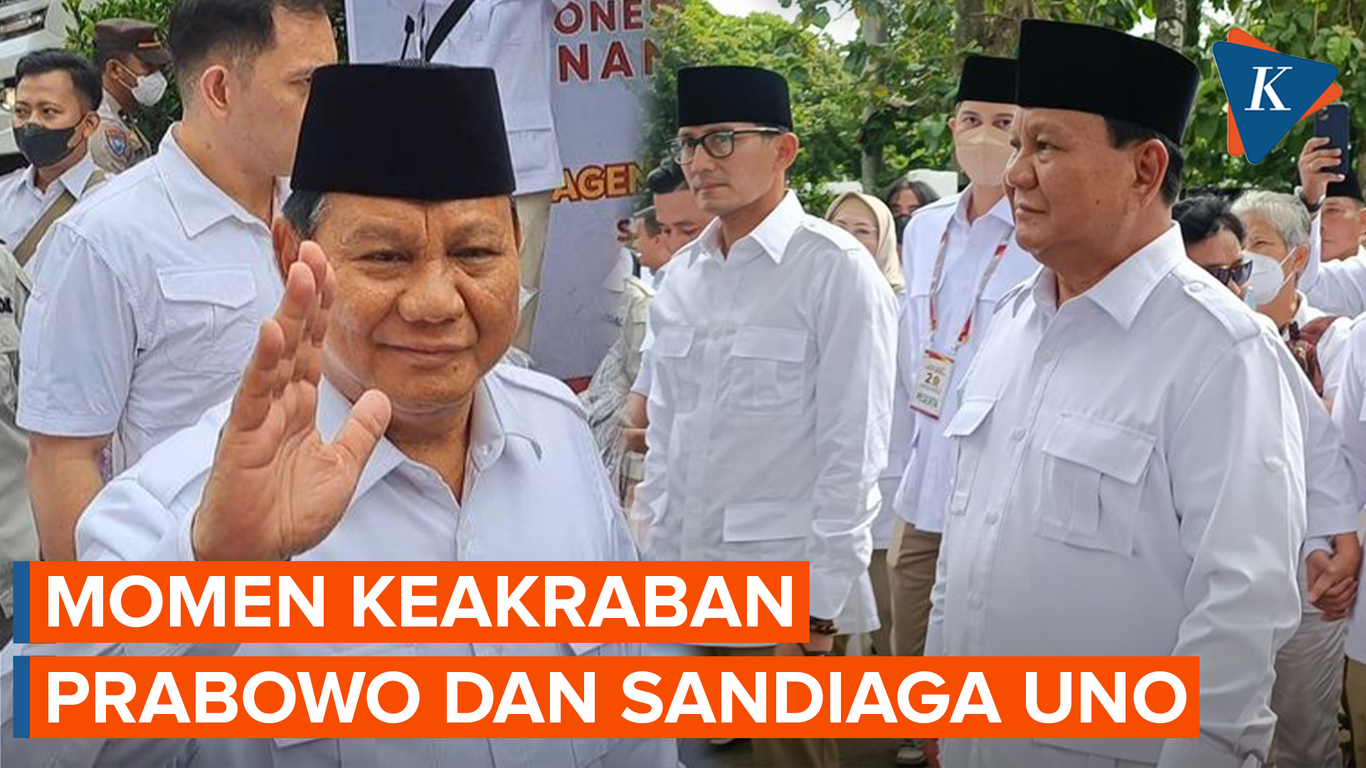 Prabowo dan Sandiaga Terlihat Akrab Saat Hadiri HUT Ke-15 Gerindra