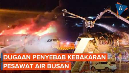 Misteri Penyebab Pesawat Air Busan Terbakar di Korea Selatan