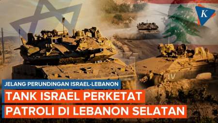 Patroli Tank Israel di Lebanon Jelang Pembicaraan untuk Lucuti Senjata Hizbullah