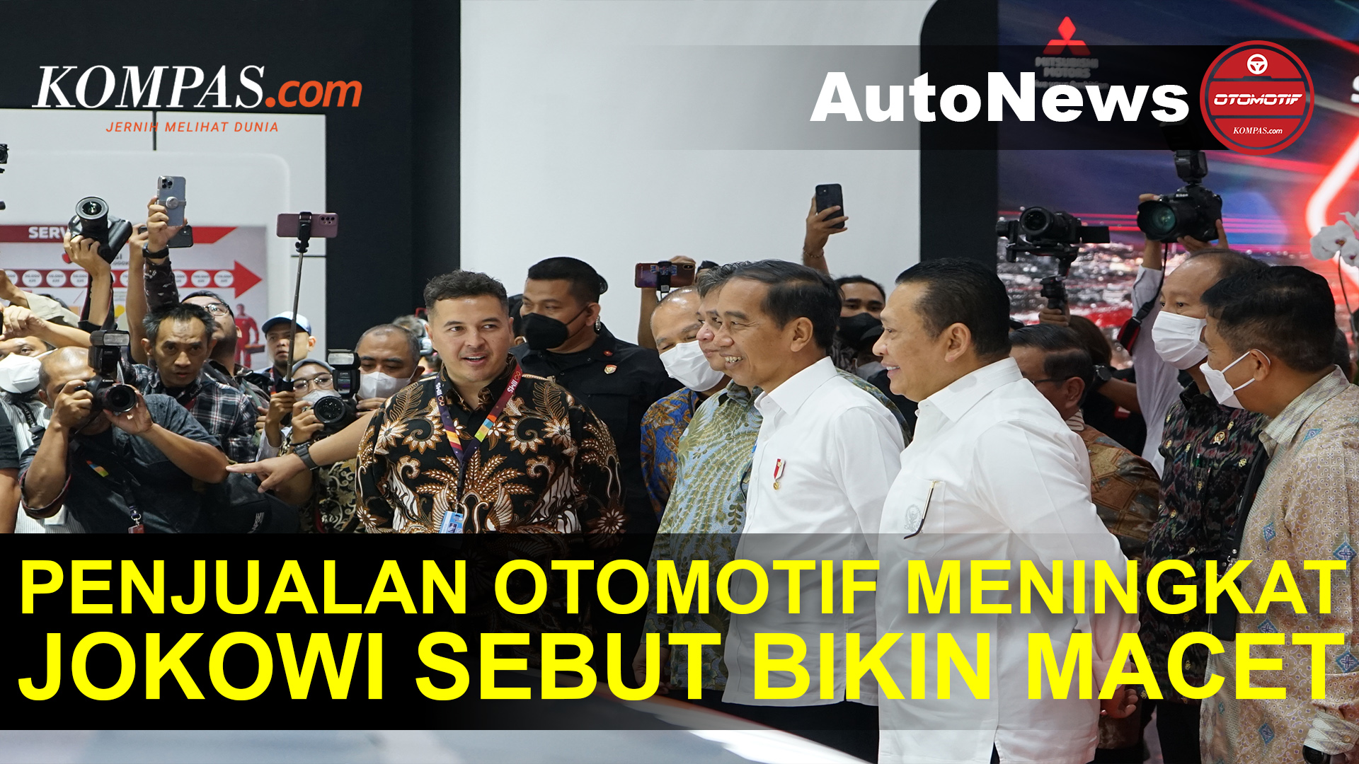 Jokowi Sebut Penjualan Otomotif Makin Tinggi tapi Bikin Macet di Mana-mana