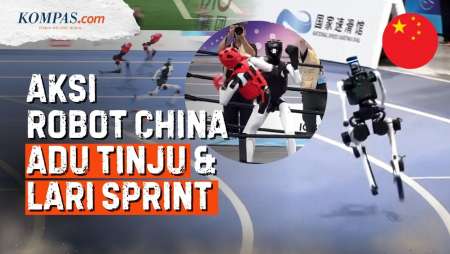 Detik-detik Robot China Adu Tinju, Main Bola, "Breakdance", Dan Balap Lari