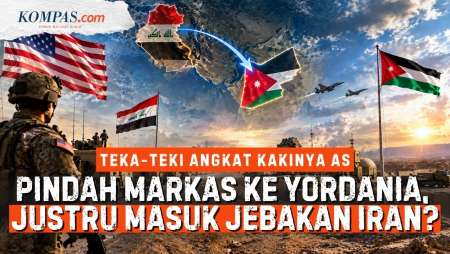 "Mudah" Dijebol Rudal Iran, Kenapa AS Pilih Pindah Ke Yordania Usai Angkat Kaki Dari Irak?
