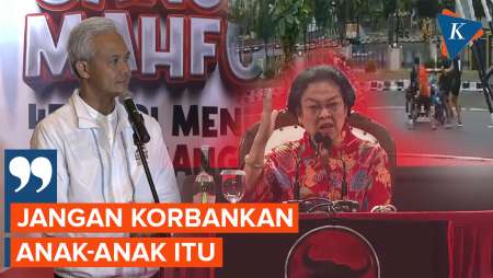 Sedih Aparat Keroyok Relawan Ganjar, Megawati: Situ Anak Rakyat, Digaji Rakyat