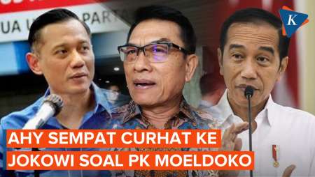 AHY Sempat Temui Jokowi di Bogor, Curhat soal PK Moeldoko