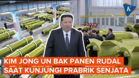 Kim Jong Un Bak Panen Peluru Artileri Saat Kunjungi Pabrik Senjata Besar