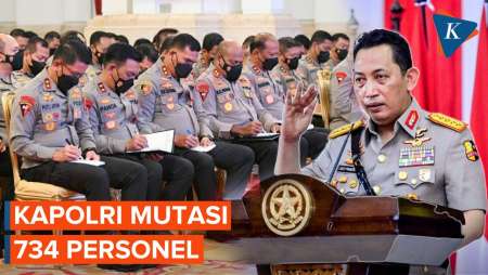 Akhir Tahun, Kapolri Mutasi Besar-besaran 734 Personel