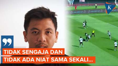 Tendang Kepala Bruno Moreira, Wahyudi Hamisi Akui Salah