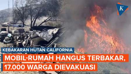 Kebakaran Hutan Di California AS Makin Parah, 17.000 Warga Dievakuasi