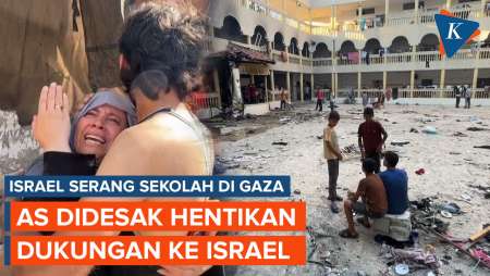 Bomnya Dipakai Israel dalam Serangan ke Sekolah di Gaza, AS Dinilai Bersandiwara