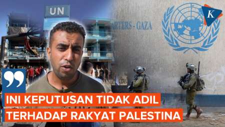 Israel Larang UNRWA, Warga Gaza: Ini Keputusan Tidak Adil!