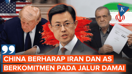 Ingin AS-Iran Damai, China Desak Keduanya Balik Berunding