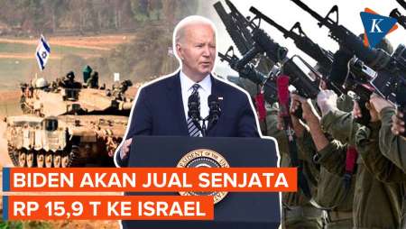 Biden Berencana Jual Senjata ke Israel Senilai Rp 15,9 Triliun di Tengah Serangan Masif di Gaza