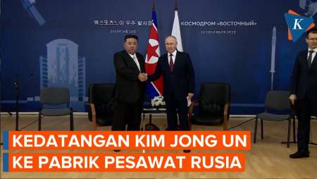 Kim Jong Un Tiba di Wilayah Pabrik Pesawat Rusia, Siap-siap Belanja Jet Tempur?