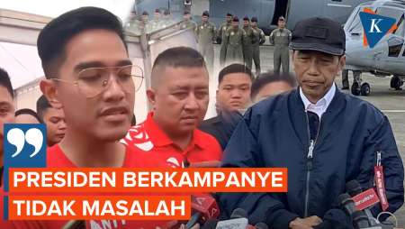 Kaesang Sepakat dengan Jokowi, Presiden Tak Masalah Kampanye