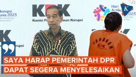 Presiden Jokowi Tegaskan UU Perampasan Aset Penting untuk Segera diselesaikan