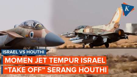 Detik-detik Deretan Jet Tempur Israel 