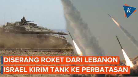 Disibukkan Serangan Roket dari Lebanon, Israel Kerahkan Tank ke Perbatasan