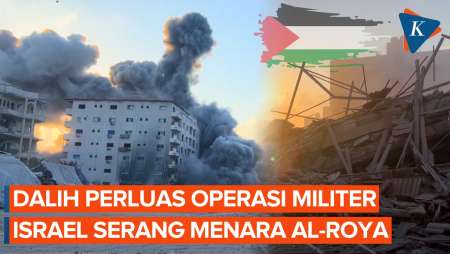 Serangan Israel Hancurkan Menara Al-Roya, Korban Jiwa di Gaza Hampir 65 Ribu