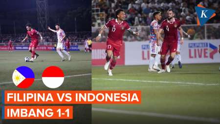 Hasil Filipina Vs Timnas Indonesia 1-1, Saddil Selamatkan Garuda dari Kekalahan