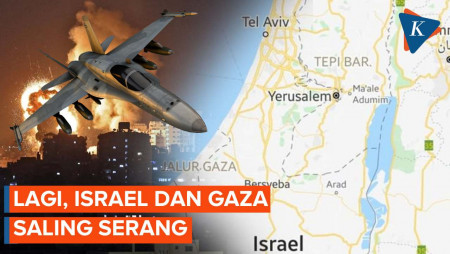 Israel-Gaza Saling Serang: Gaza Membara, Israel 