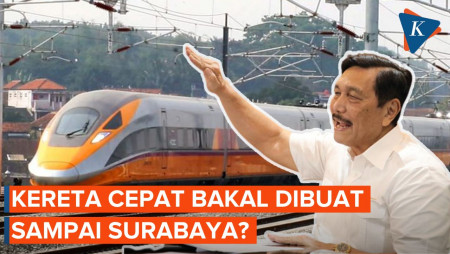 Luhut Singgung Jalur Baru Kereta Cepat Rute Bandung-Surabaya