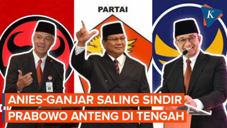 Panggung Pilpres 2024, Ganjar-Anies Saling Sindir, Prabowo Anteng di Tengah