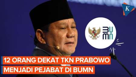 12 Orang Dekat TKN Prabowo-Gibran dan Jokowi Jadi Pejabat BUMN