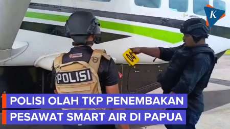 13 Lubang Bekas Peluru Ditemukan di Pesawat Smart Air