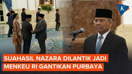 BREAKING NEWS! Prabowo Lantik Menkeu Suahasil Gantikan Purbaya