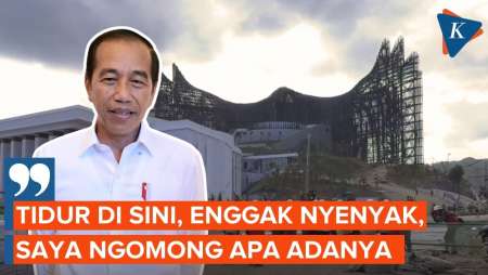 Jokowi Tak Nyenyak Tidur Saat Menginap Perdana di Istana IKN 