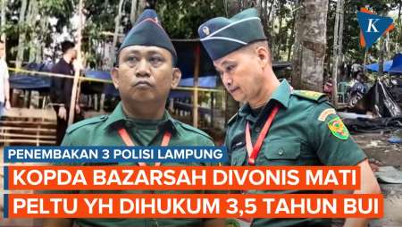 Penembakan Polisi Lampung: Kopda Bazarsah Vonis Mati, Peltu YH Dihukum 3,5 Tahun